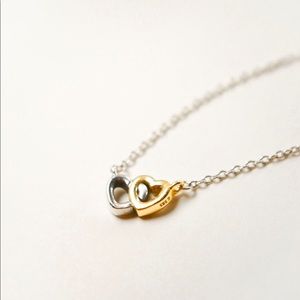 Pandora Interlocked Hearts Collier Necklace